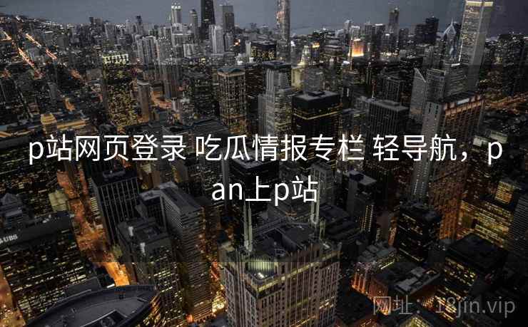 p站网页登录 吃瓜情报专栏 轻导航，pan上p站