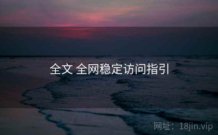 全文 全网稳定访问指引